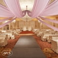 thumbnail image 2 of 6PCS 5x30FT Ceiling Drapes Ceiling Draping Backdrop Curtains for Party Wedding Decoration, 2 of 34