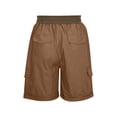 thumbnail image 5 of Men's Linen Casual Loose Fit Short Summer Beach Shorts Men's Lightweight Lounge Short Pants with Pockets, 5 of 6