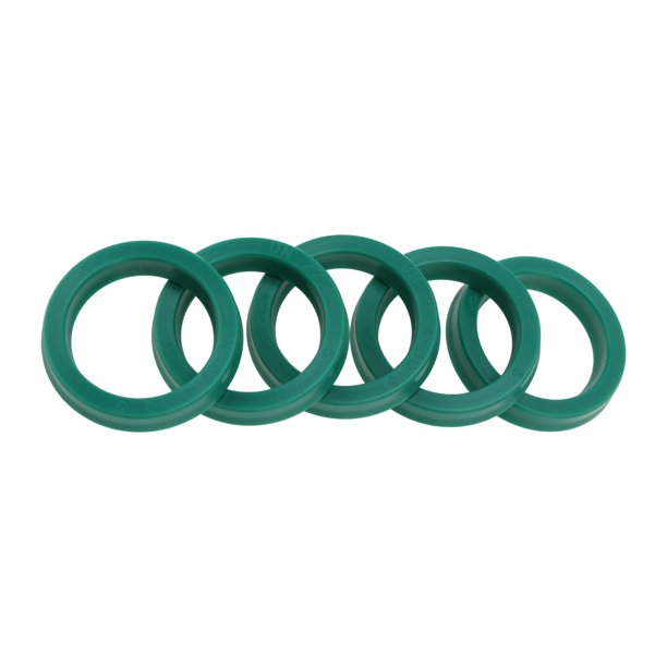 Anillo de Sello de Aceite Universal Labio UN Sello de Eje Rotativo 22.4x30x5mm Alta Presión TPU Verde 5 Pcs