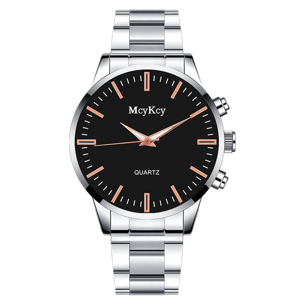 Reloj de pulsera de acero inoxidable reloj de hombre de cuarzo reloj de regalo ganador reloj elección de regalos Comprar 2 Barco 3