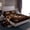 Brown 01, variant on Manfei Green Xmas Tree Queen Sheet Sets, Merry Christmas Bed Sheets Queen, Bowknot Bell Bedding Sets Queen Size, Super Cozy Room Decor, 4 Pieces