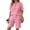 Pink women two piece set a1, variant on BRELIL Women Two Piece Set Summer V Neck Short Sleeve Shirt Shorts Casual Lounge Outfits Solid Loose Fit Tracksuit Travel Vacation Matching Sets, Orange 2XL