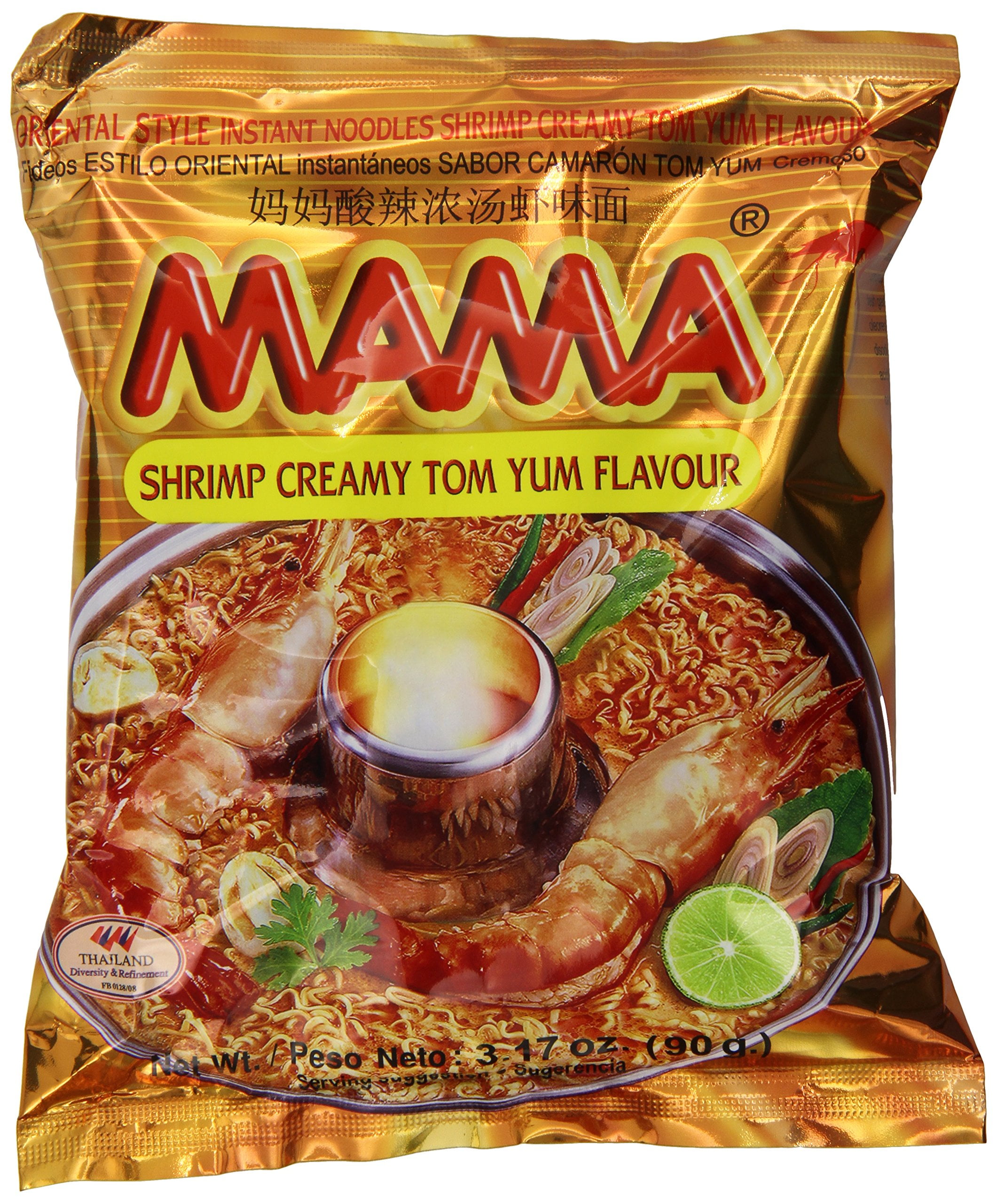 Mama Instant Ramen Noodle Tom Yum KKS1 Shrimp Flavour (Pack