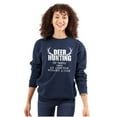 thumbnail image 3 of Deer Hunting Definition Antlers Unisex Plus Size Sweatshirt Brisco Brands 2X, 3 of 6