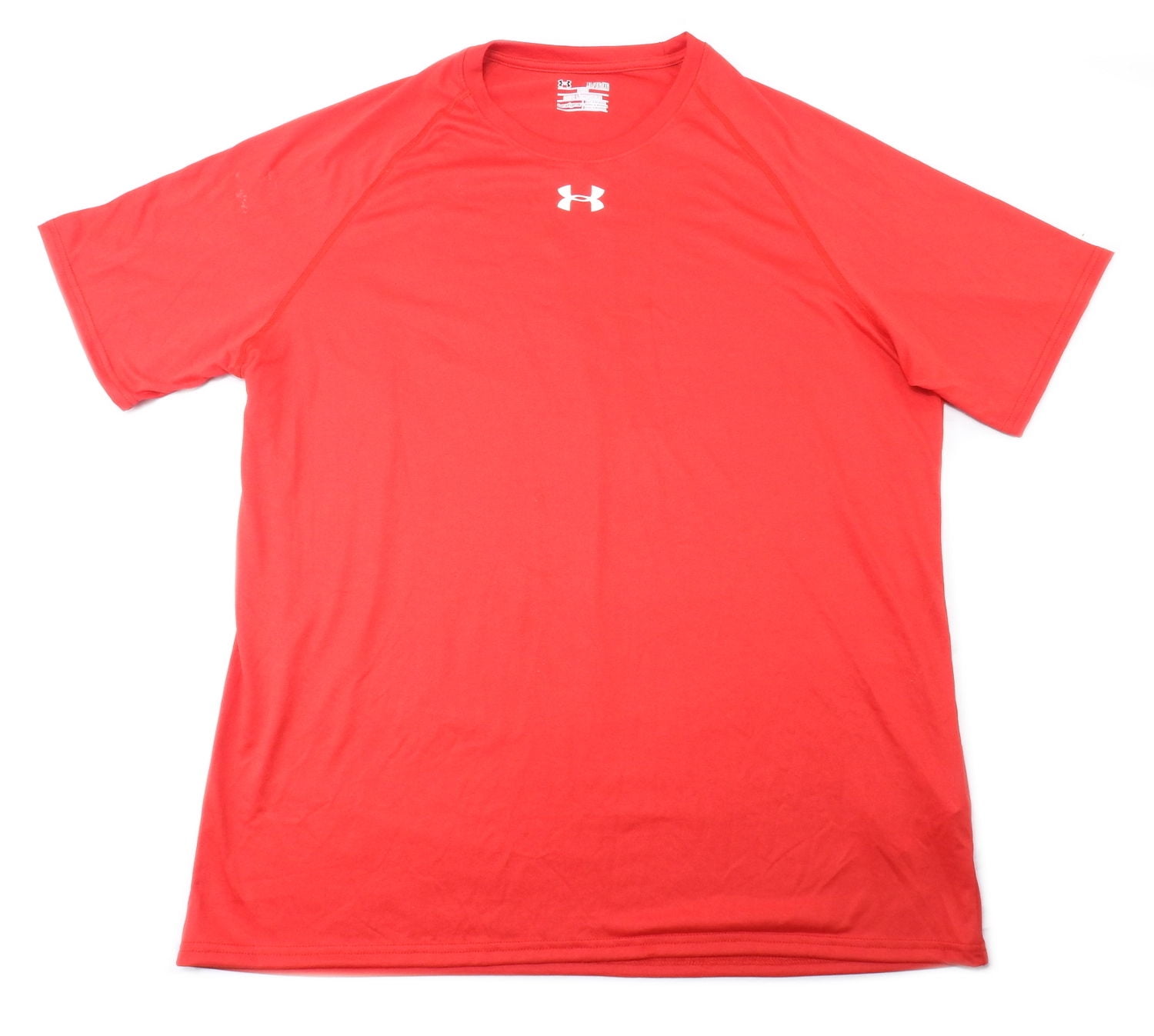 Under Armour 1262991 860 Men s Shirt Sleeve 3XL Orange Heat Gear 