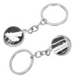 thumbnail image 4 of Weiweiguan 2Pcs Lovely Piano Elements Key Chains Key Rings Unique Musical Instrument Pendants, 4 of 6