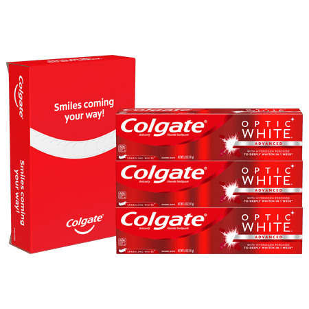 Colgate Optic White Whitening Toothpaste Sparkling Mint 5
