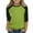 Green, variant on Trupants Little Girls 5T Green Raglan Shirt - Stretchy Polyester Spandex, 3/4 Sleeve, Machine Washable for School & Daily Play