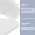 thumbnail image 2 of 500 Sheets Laboratory Weighing Paper Square Paper Sheets for Samples Transfer, 2 of 8