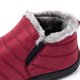 thumbnail image 3 of Zapatos de deporte casuales Botas de terciopelo de invierno cálidas planas Color sólido Antideslizante para hombres y mujeres Ndcxsfigh Tenis De Mujer Tenis De Hombre, 3 of 6