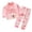 B, variant on YDOJG Toddler Boys Girls Pajamas Kids Baby Pj’S Long Sleeve Cute Cartoon Tops Pants Sleepwear Pajamas Outfits Set 2Pcs For 2-3 Years