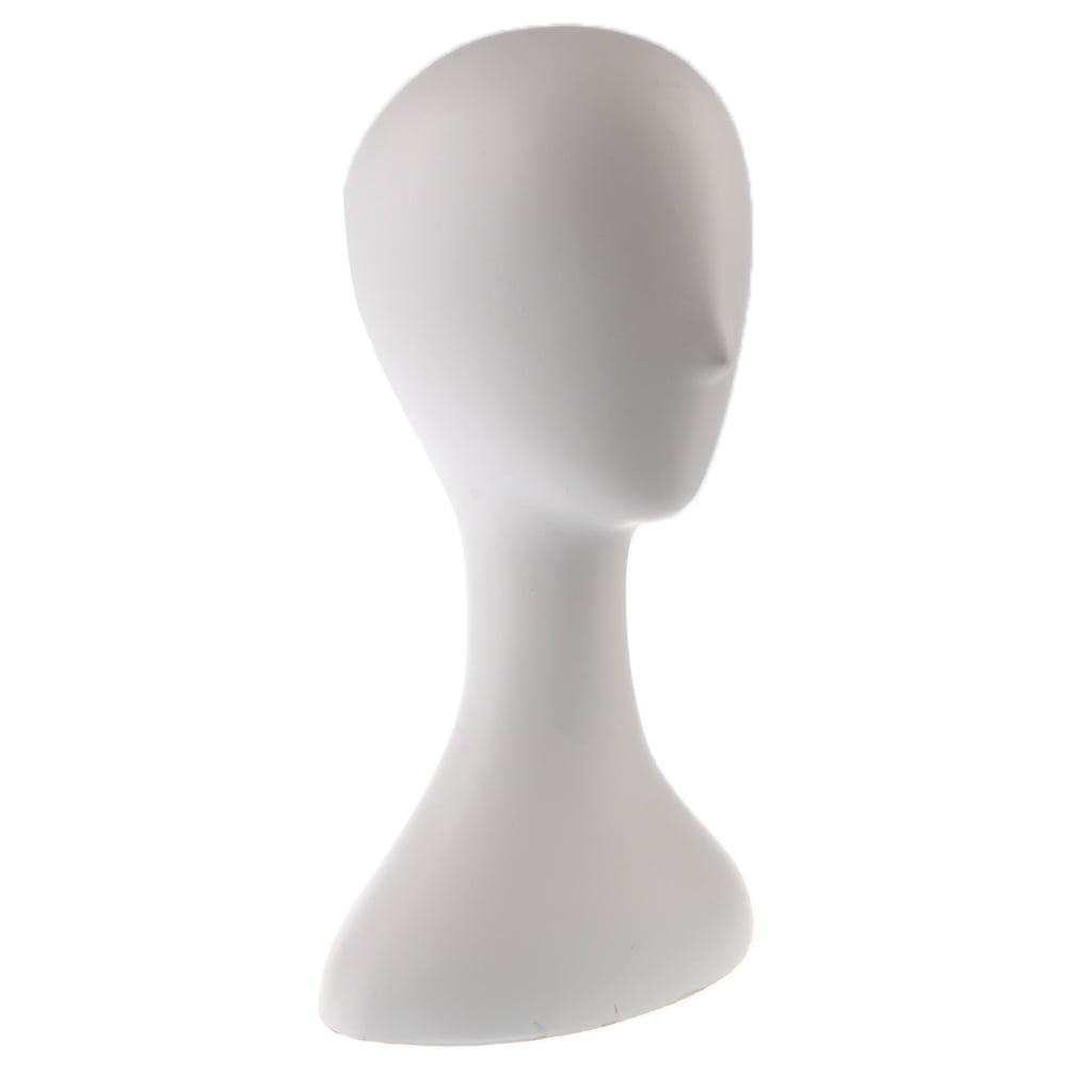 Skin Color for Display Wigs and Hats SM SunniMix Faceless Female Mannequin Head 