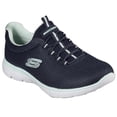 thumbnail image 4 of Skechers Slip on Sneakers for Women Sport Summits Mesh Bungee Closure Athletic Shoes Knit Upper Memory Foam Cushioning Flexible Lightweight Support, 4 of 5