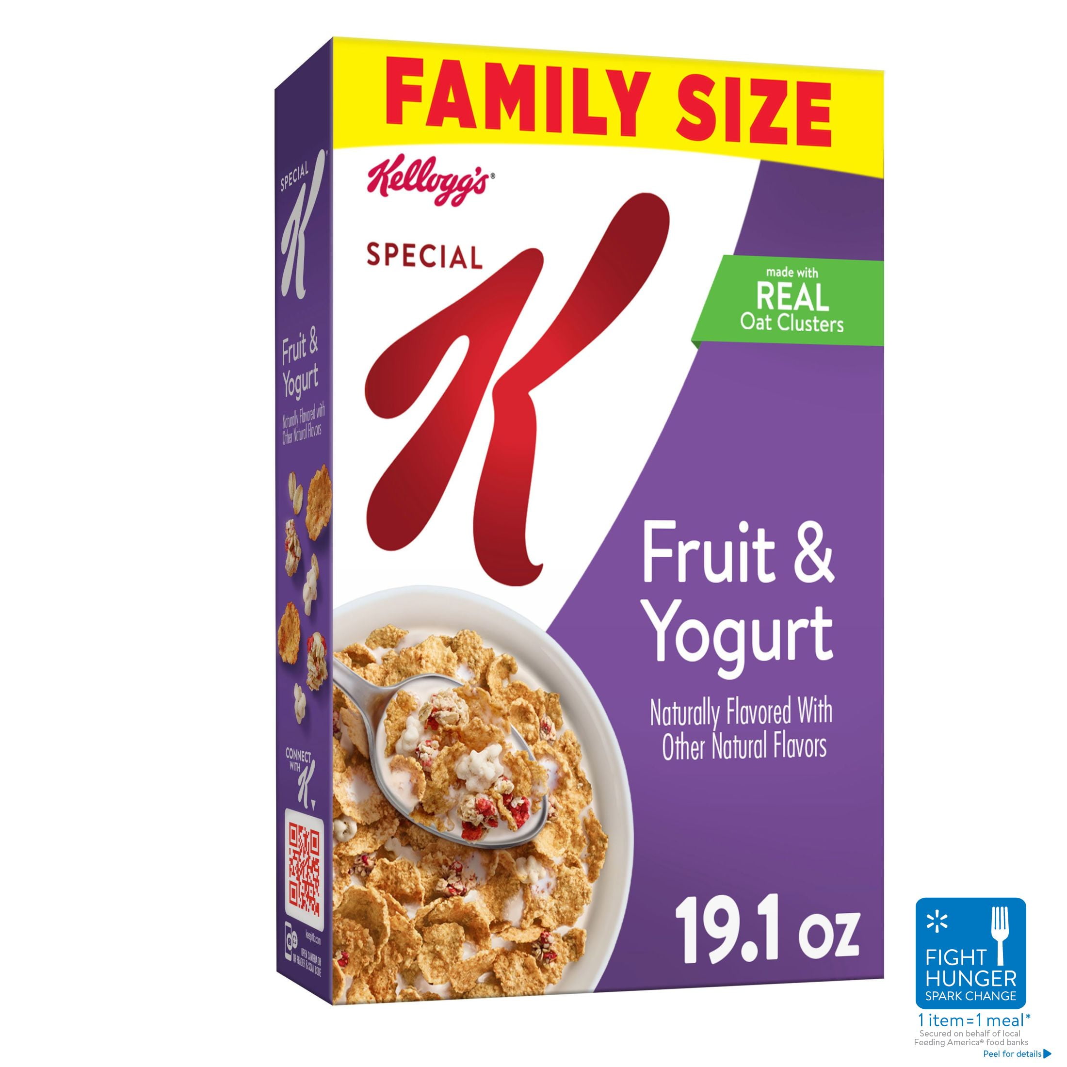 Kellogg's Special K Fruit and Yogurt Cold Breakfast Cereal, 19.1 oz