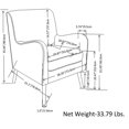 thumbnail image 5 of Natural Greige Chaise d'Appoint en Gris, 5 of 5