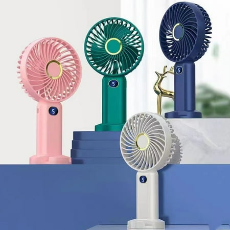 

Ponyta Digital Display Handheld USB Fan with 5 Speed Settings Ideal for Personal Use and a Great Mother s Day Gift