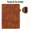 thumbnail image 7 of Allytechgroup Case for 7" All-New Kindle Paperwhite (12th Generation, 2024) and Kindle Colorsoft Signature Edition, Slim Lightweight Shell PU Leather Protective Cover for Women Men, Brown, 7 of 7