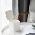 thumbnail image 5 of Mini Desktop Trash Can with Trash Bags, Small Countertop Waste Bin with Lid for office, Skincare & Makeup Table Top Vanity Nightstand, Tiny Aesthetic Garbage Bin for Bedsid, 5 of 9