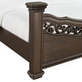 thumbnail image 6 of Rosalinda King Panel 5PC Bedroom Set in Mahogany, 6 of 10
