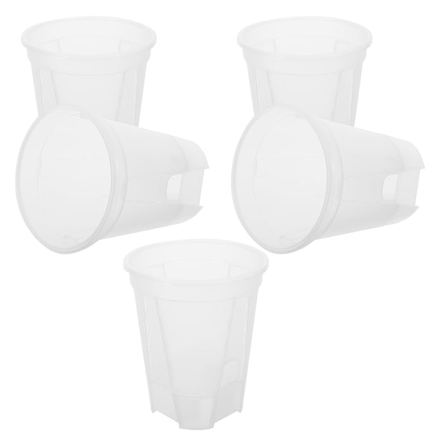 HOOWIFFY 5Ud Macetas Autorriego Para Interior Con Material Plástico Y Apariencia Única