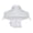 White large flower f, variant on Multiple Layers Detachable Fake Collar Victorian Steampunk Fashion Accessories