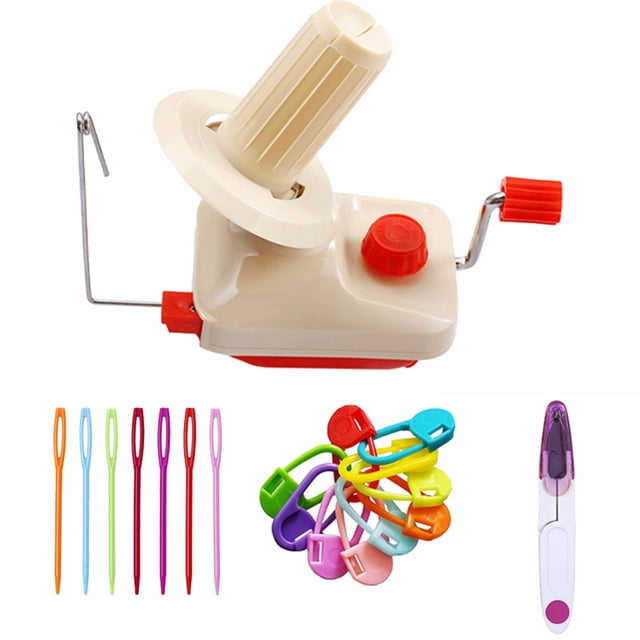 Injueey Enrollador de agujas, accesorios prácticos y ligeros para manualidades, soportes duraderos para manualidades, enrolladores simples Decoración del hogar 04
