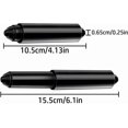 thumbnail image 2 of Toilet Paper Holder Roller, 2 Pcs Black Replacement Plastic Spring Loaded Insert Spindle Tissue Holder for Bathroom, Bedroom, Home, 2 of 7