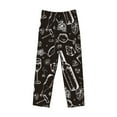 thumbnail image 4 of Fotbe Wine Seamless Men's Pajama Pants,Sleepwear Pants,Pj Bottoms Drawstring And Pockets-Large, 4 of 9