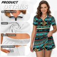 thumbnail image 5 of Chririnla Tribal Indian Aztec Stripe Print Women's Tennis Dress with Built in Shorts Zip Collared Workout Golf Dresses for Women Summer Short Sleeve Active Sportswear Golf Outfits, 5 of 7