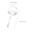 thumbnail image 2 of Riego por goteo con forma de bola transparente de PVC para plantas color blanco 2 uds FLhrweasw, 2 of 4