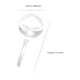 thumbnail image 2 of Riego por goteo con forma de bola transparente de PVC para plantas color blanco 2 uds FLhrweasw, 2 of 4