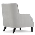 thumbnail image 3 of Natural Greige Touffeté Chaise Club en Gris Clair, 3 of 5