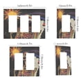 thumbnail image 2 of Yayeee Rocker Switch Wall Plate 1-Gang 4.6"x2.9" Home Decorative Outlet Cover, Colorful Skeleton with Cloud, 2 of 6