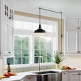 thumbnail image 2 of Claxy 12" Black Plug in Pendant Light with Barn Metal Shade 2 Packs, 2 of 7