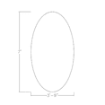 thumbnail image 6 of 7' Oval Conference Room Table With Square Metal Base Power And Data, 6 of 7