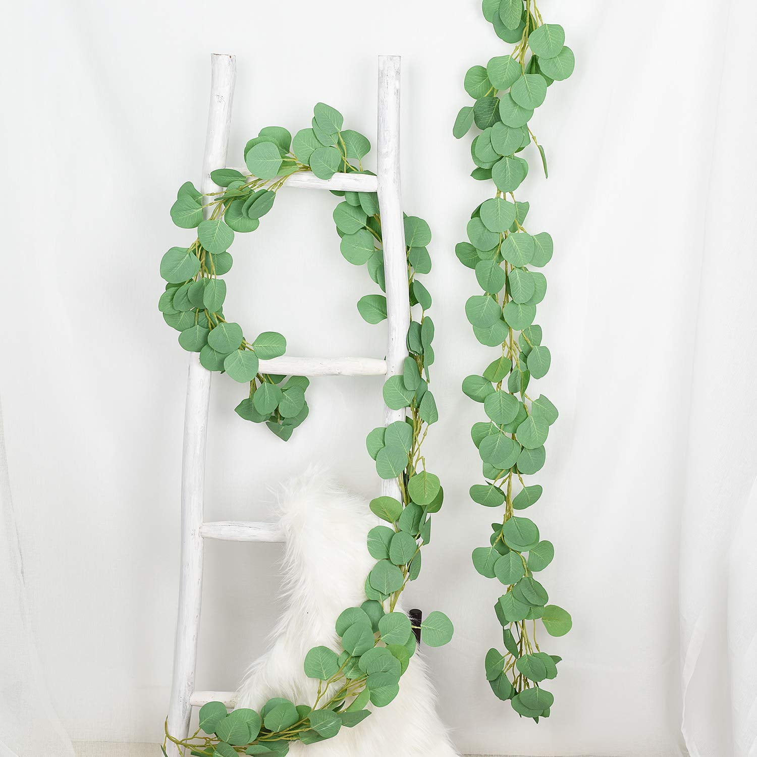 fake eucalyptus garland