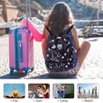 thumbnail image 7 of HAWEE Dry Wet Drawstring Backpack with Shoe Compartment for Women Waterproof Yoga String Bag Outdoor Sports Rucksack for Gym/ Beach/ Swim Pool, Dreamy Flower, 7 of 7
