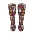 thumbnail image 6 of Pofeuu Forest Wild Mushroom Print Stockings, Adult Running Hiking Socks for Youth and Adult-One Size, 6 of 8
