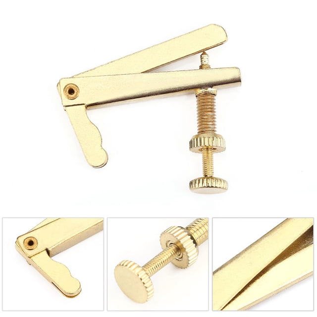 Ajustador de cuerdas dorado Bling Bling 4 piezas afinador fino de metal duradero para violonchelo
