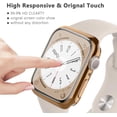 thumbnail image 3 of ZUKKASHAN 2 Pack Screen Protector Compatible with Apple Watch Case 42mm，Soft TPU Case Full Protection HD Clear Cover for Apple Watch Series 6 Se 5 4 42mm, 3 of 5
