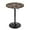 Brown Wood, variant on YSNW Round Bar Table,Adjustable Height Pub Table with 360°Swivel Bistro, High Top with MDF Desktop, for Bar/Pub/Bistro/Cocktail (Brown Wood)