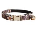 thumbnail image 1 of Collar para perros con arnés con hebilla - flores rosas con filamentos, 1 of 5
