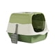 thumbnail image 4 of Inodoro con capucha para gatos con puerta, inodoro cerrado reutilizable para gatos, arenero para gatitos con capucha Verde, 4 of 9