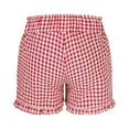 thumbnail image 5 of Diufon Women Boxer Shorts Striped Elastic High Waisted Pajama Bottoms Casual Lounge Shorts with Pockets Sleepwear, 5 of 7