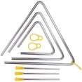 thumbnail image 4 of Triangle Hand Percussion with Striker,Rhythm Steel Triangles Music Instrument Engage Kids Musically with Striker Rhythm Triangle Hand Percussion Education Instrument, Available Sizes 4-10 inches, 4 of 7