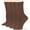 Brown, variant on Women's Cotton Dress Socks - 4 Pack Medium - Thin Solid Casual Crew Lightweight - Sock Size 9-11 Shoe Size 5-9 M Denim Blue