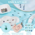 thumbnail image 4 of 48Pcs 12 Colors Birthstone Pendants 11mm Rhinestone Charms Stainless Steel Charms with Jump Rings for Bracelet Earrings Necklace Keychain Chokers, 4 of 6