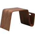 thumbnail image 3 of Mesa auxiliar moderna de diseño de mediados de siglo para desayuno, revistero de madera contrachapada de madera curvada, muebles para sala de estar, mesa lateral para cama de té para ordenador portáti, 3 of 4
