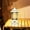 White, variant on Ohmyroo Portable Retro Camping Lantern Black ABS Plastic COB Lighting for Outdoor Tent Emergency Power Outage Battery Tool