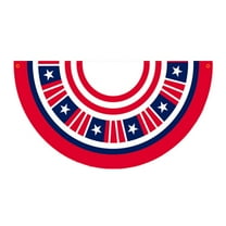 Red White Blue Bunting Flag, Eagle God Bless American Bunting, 4th of July, Home of The Brave, Independence Day, Memorial Day, Outdoor and Indoor